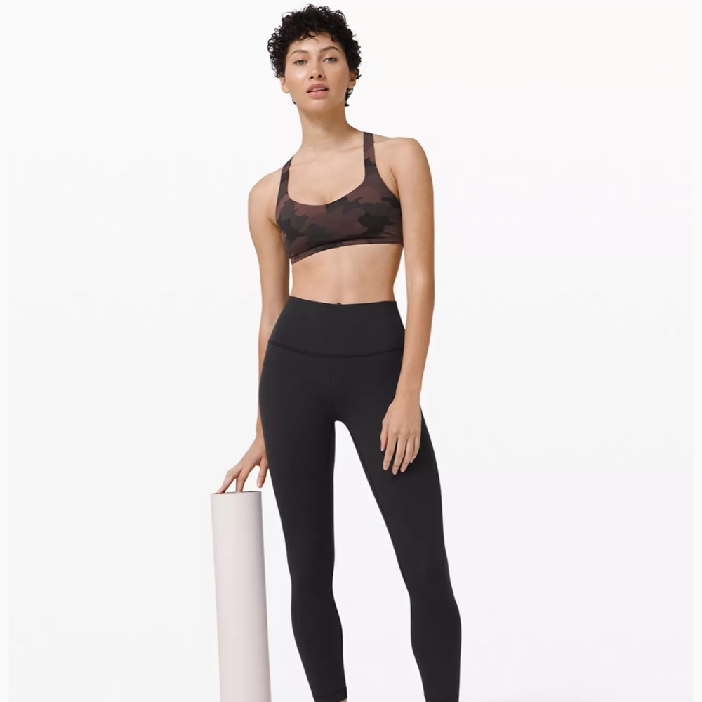 lululemon wunder under black leggings size 4